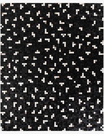 7' 11 x 9' 10 Cowhide Stocks Rug