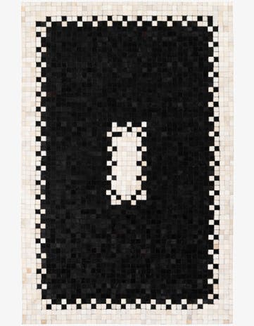 5' 2 x 7' 11 Cowhide Stocks Rug