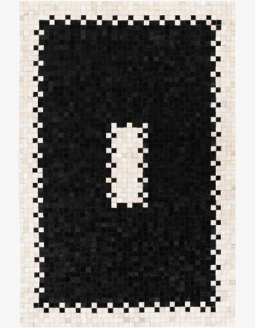 5' 2 x 7' 11 Cowhide Stocks Rug