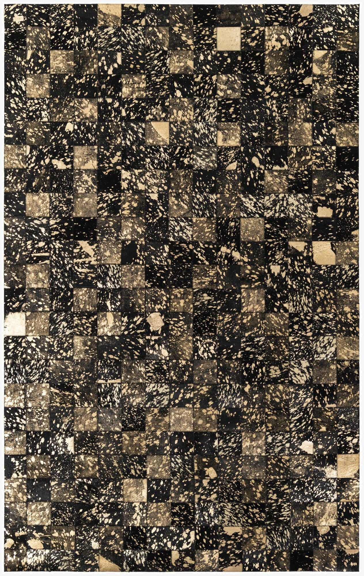 5' x 8' Cowhide Stocks Rug