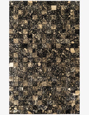 5' x 8' Cowhide Stocks Rug