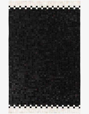 5' x 8' Cowhide Stocks Rug