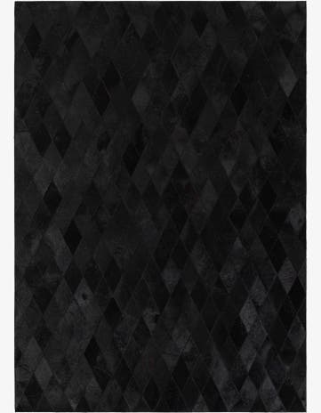 4' 7 x 6' 6 Cowhide Stocks Rug