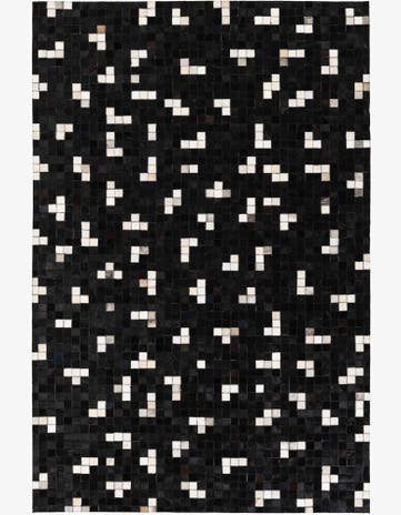 5' 2 x 7' 11 Cowhide Stocks Rug