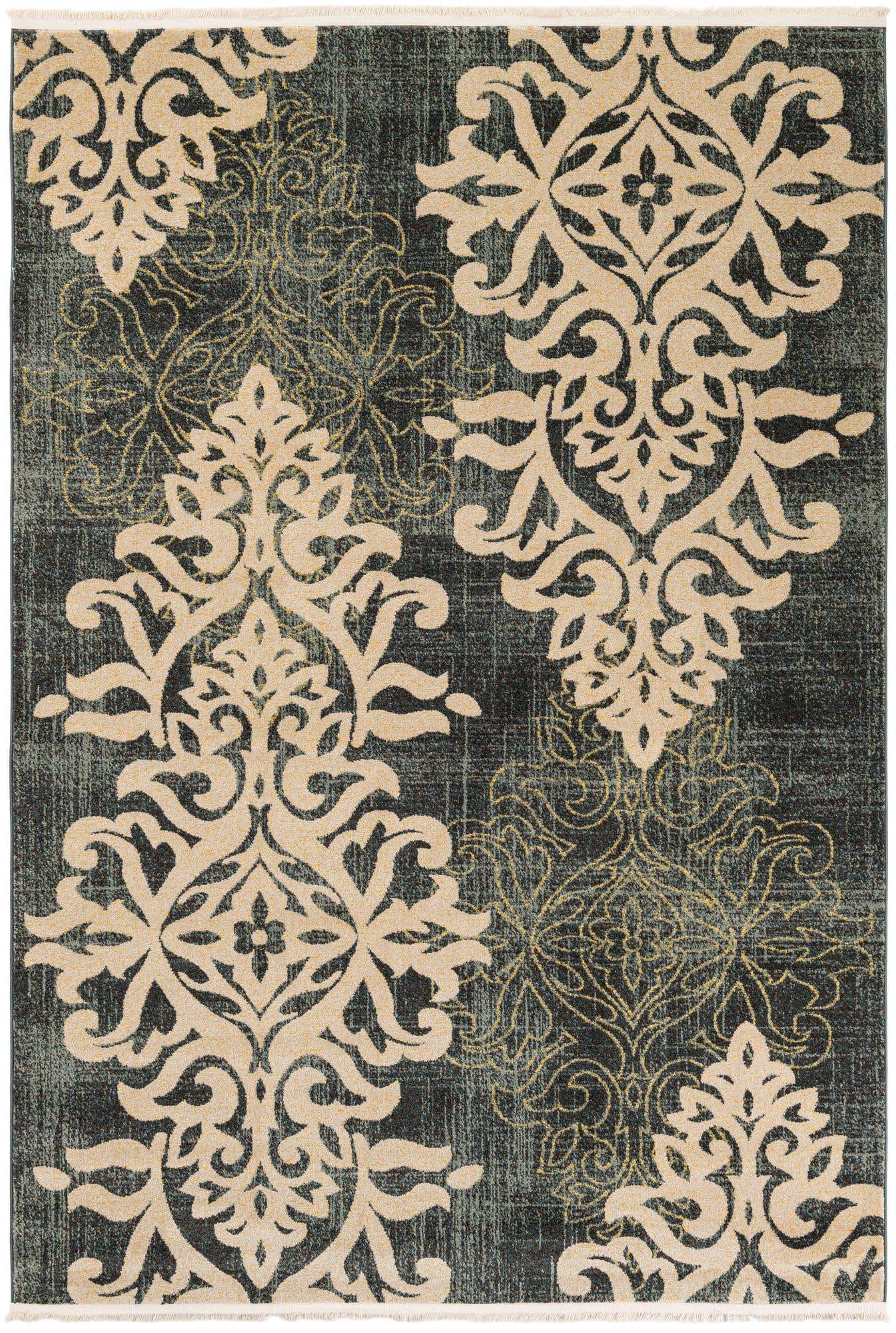 6' x 9' Damask Rug