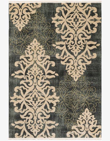 6' x 9' Damask Rug