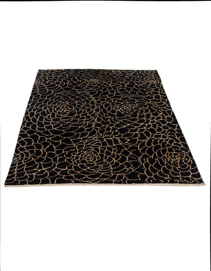 5' 8 x 8' 1 Hand Knotted Darya Wool Rug