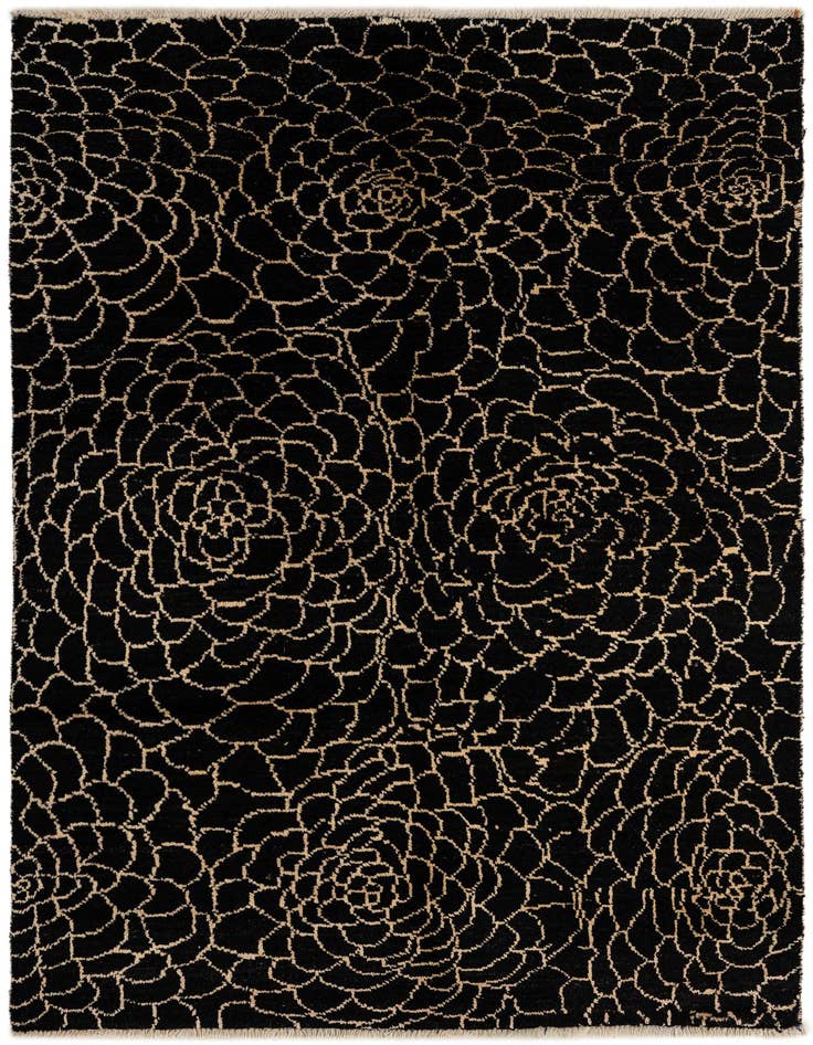Detail image of 5' 8 x 8' 1 Hand Knotted Darya Wool Rug