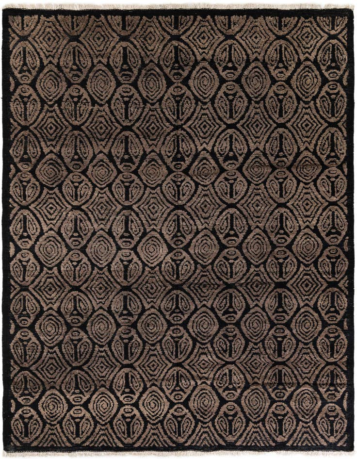 Detail image of 8' 2 x 10' 6 Hand Knotted Darya Wool Rug