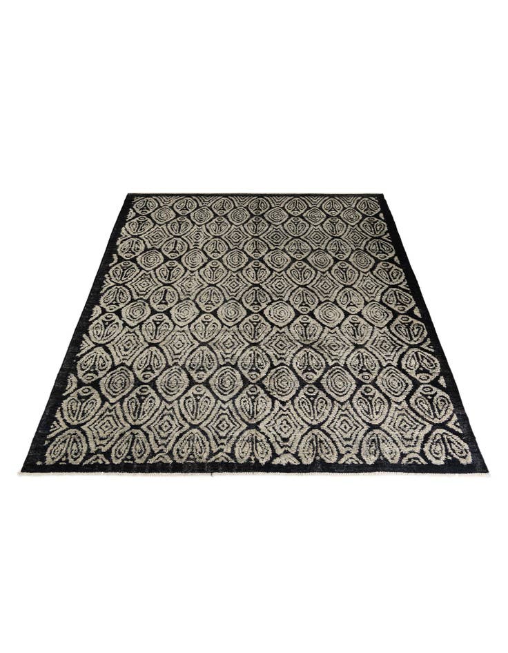 Detail image of 8' 10 x 10' 6 Hand Knotted Darya Wool Rug