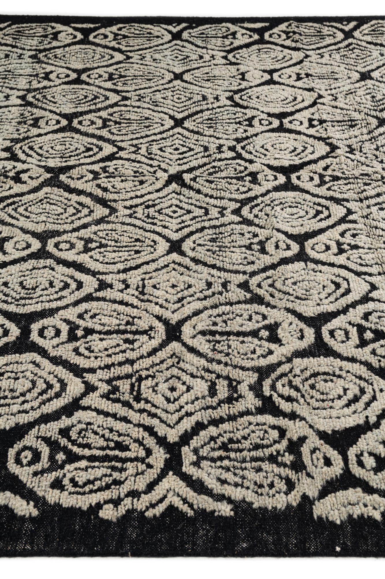 8' 10 x 10' 6 Hand Knotted Darya Wool Rug