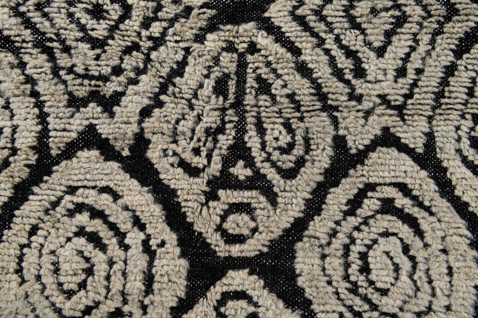 8' 10 x 10' 6 Hand Knotted Darya Wool Rug
