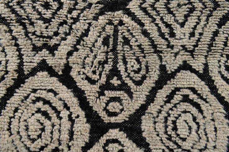 Detail image of 8' 10 x 10' 6 Hand Knotted Darya Wool Rug
