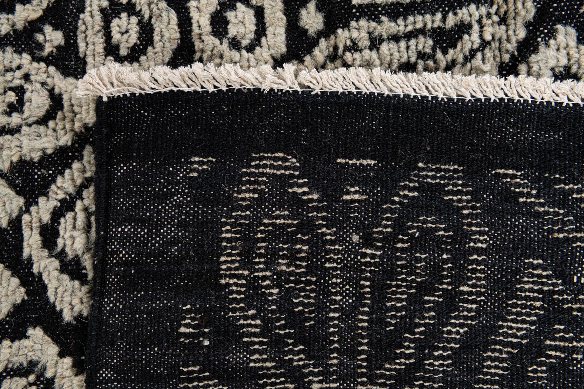 8' 10 x 10' 6 Hand Knotted Darya Wool Rug