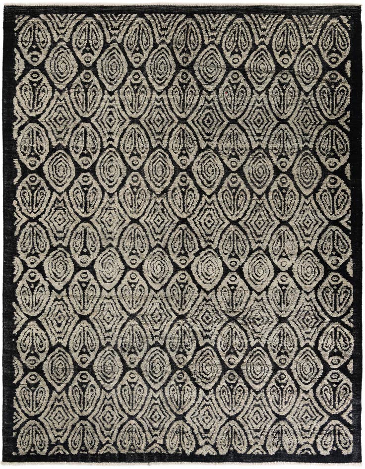 Detail image of 8' 10 x 10' 6 Hand Knotted Darya Wool Rug