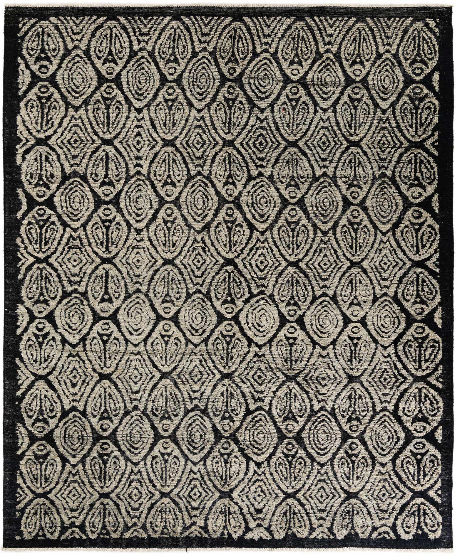8' 10 x 10' 6 Hand Knotted Darya Wool Rug