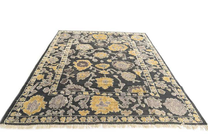 8' x 10' 3 Hand Knotted Darya Wool Rug