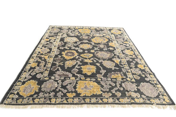 Detail image of 8' x 10' 3 Hand Knotted Darya Wool Rug