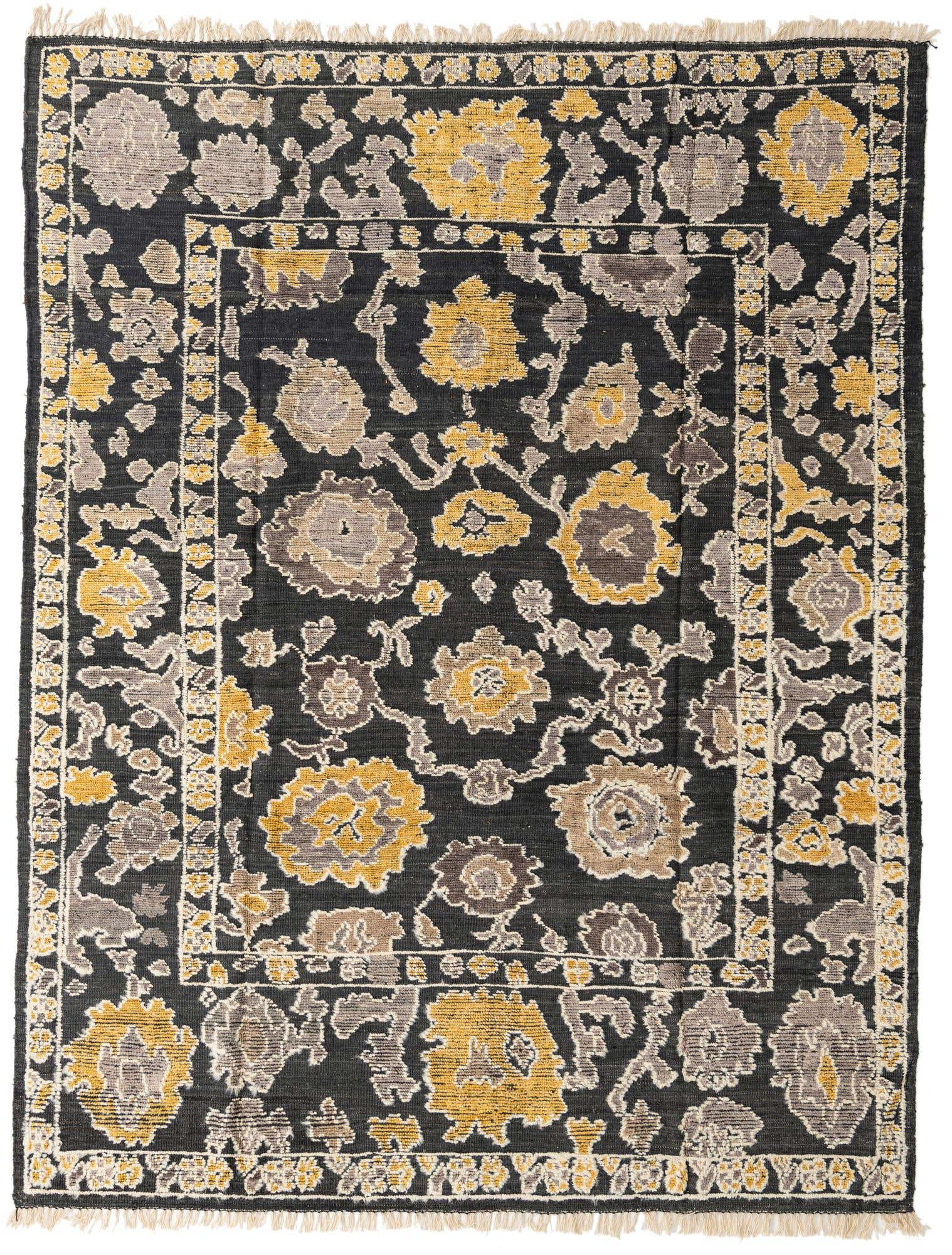 8' x 10' 3 Hand Knotted Darya Wool Rug