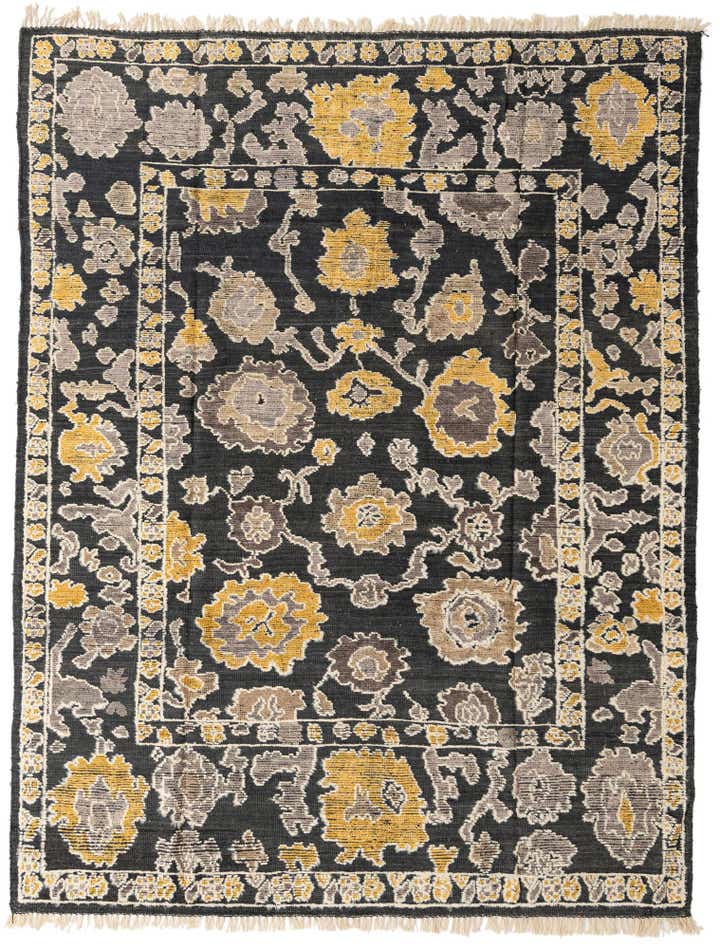 8' x 10' 3 Hand Knotted Darya Wool Rug