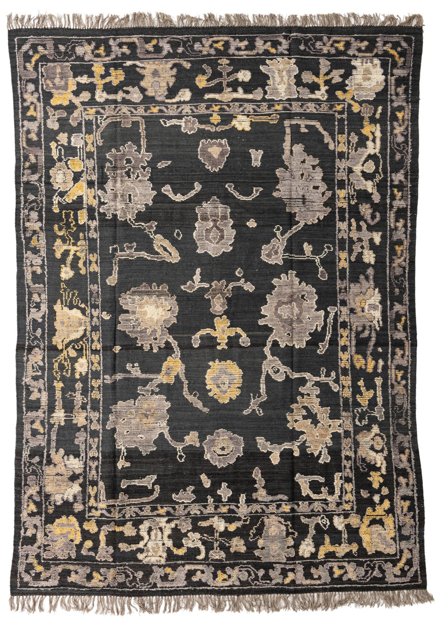 8' 8 x 12' 4 Hand Knotted Darya Wool Rug