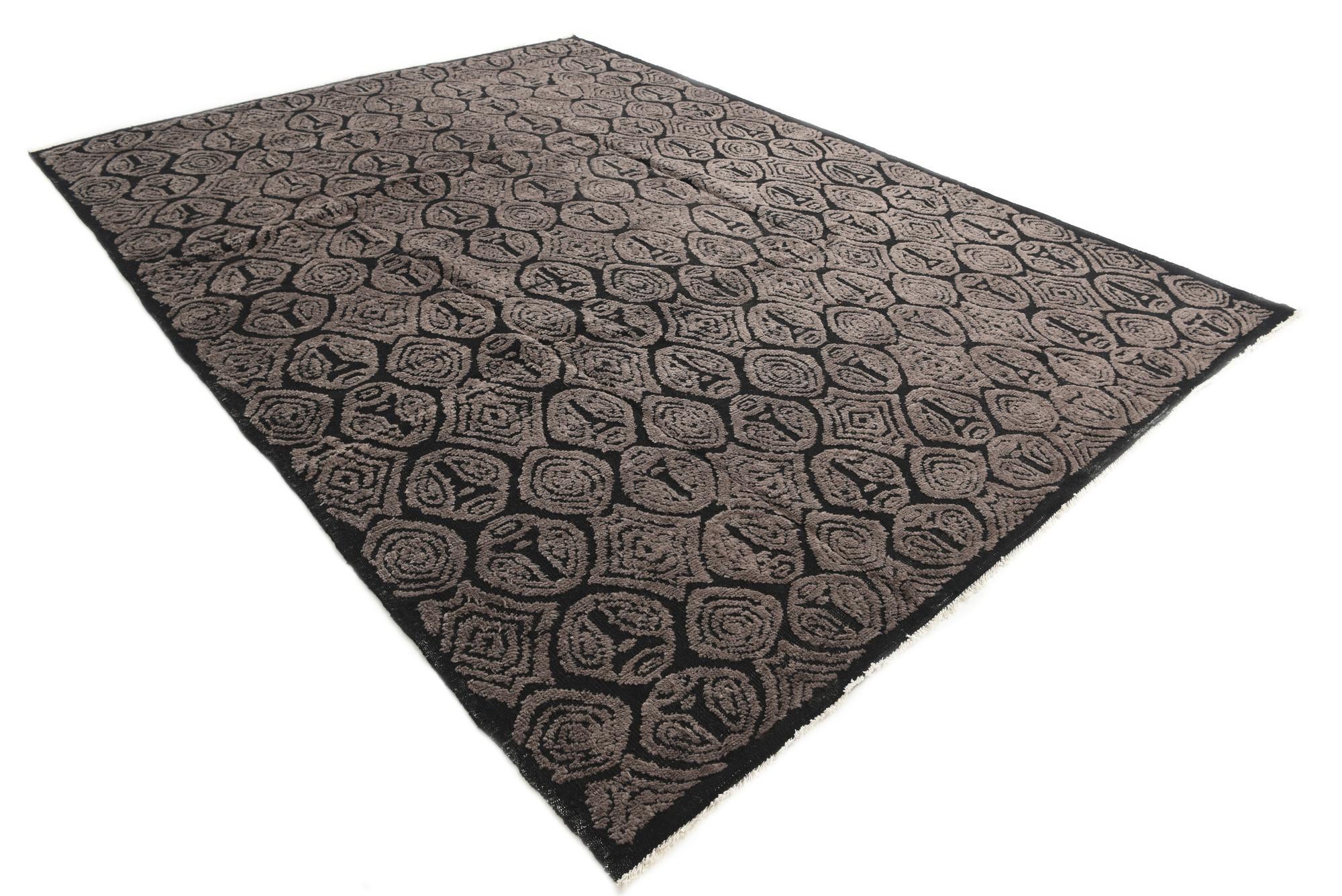 9' 6 x 13' 6 Hand Knotted Darya Wool Rug