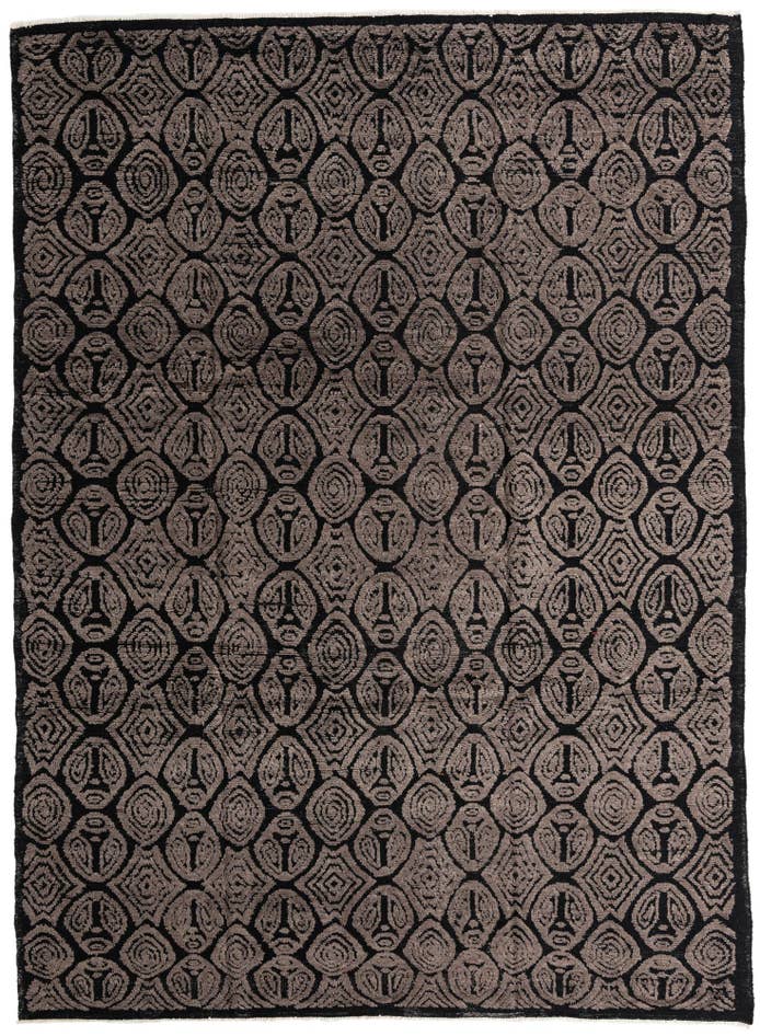 Detailansicht von 290cm x 410cm Handgeknüpft Darya Wolle Teppich