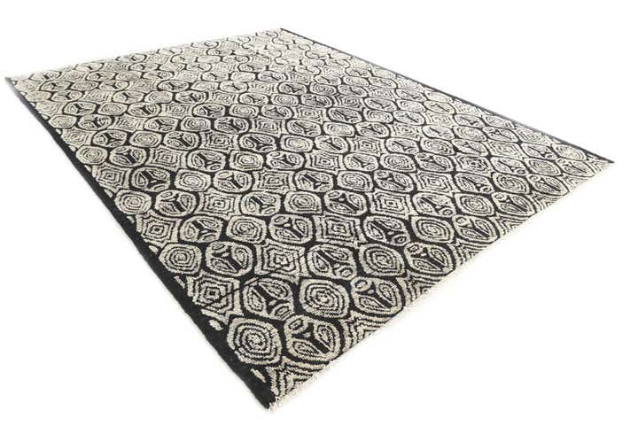 9' 4 x 12' 1 Hand Knotted Darya Wool Rug