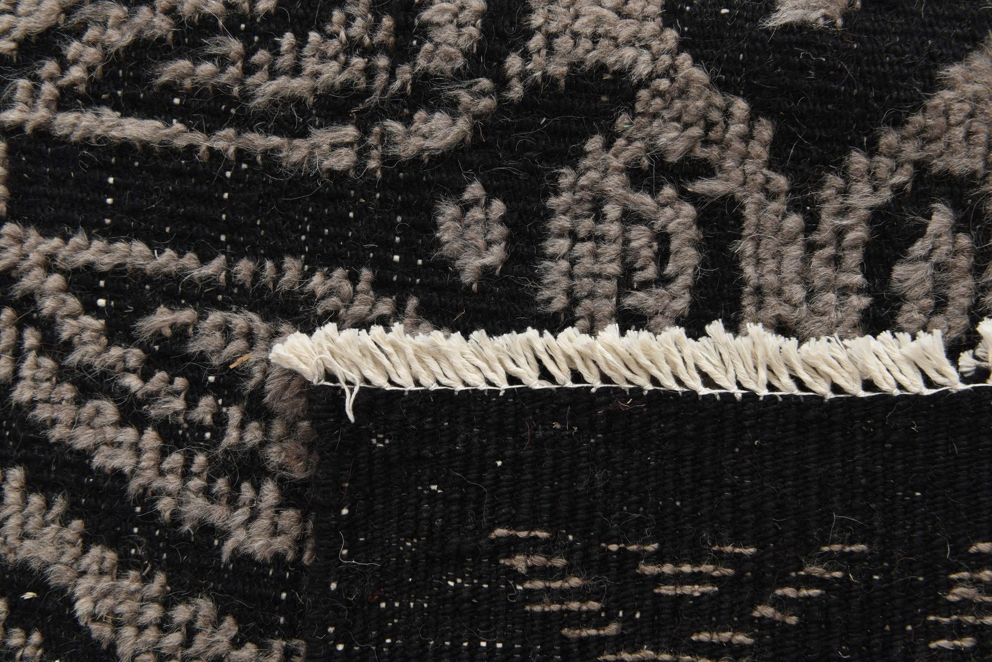 9' 1 x 12' 4 Hand Knotted Darya Wool Rug