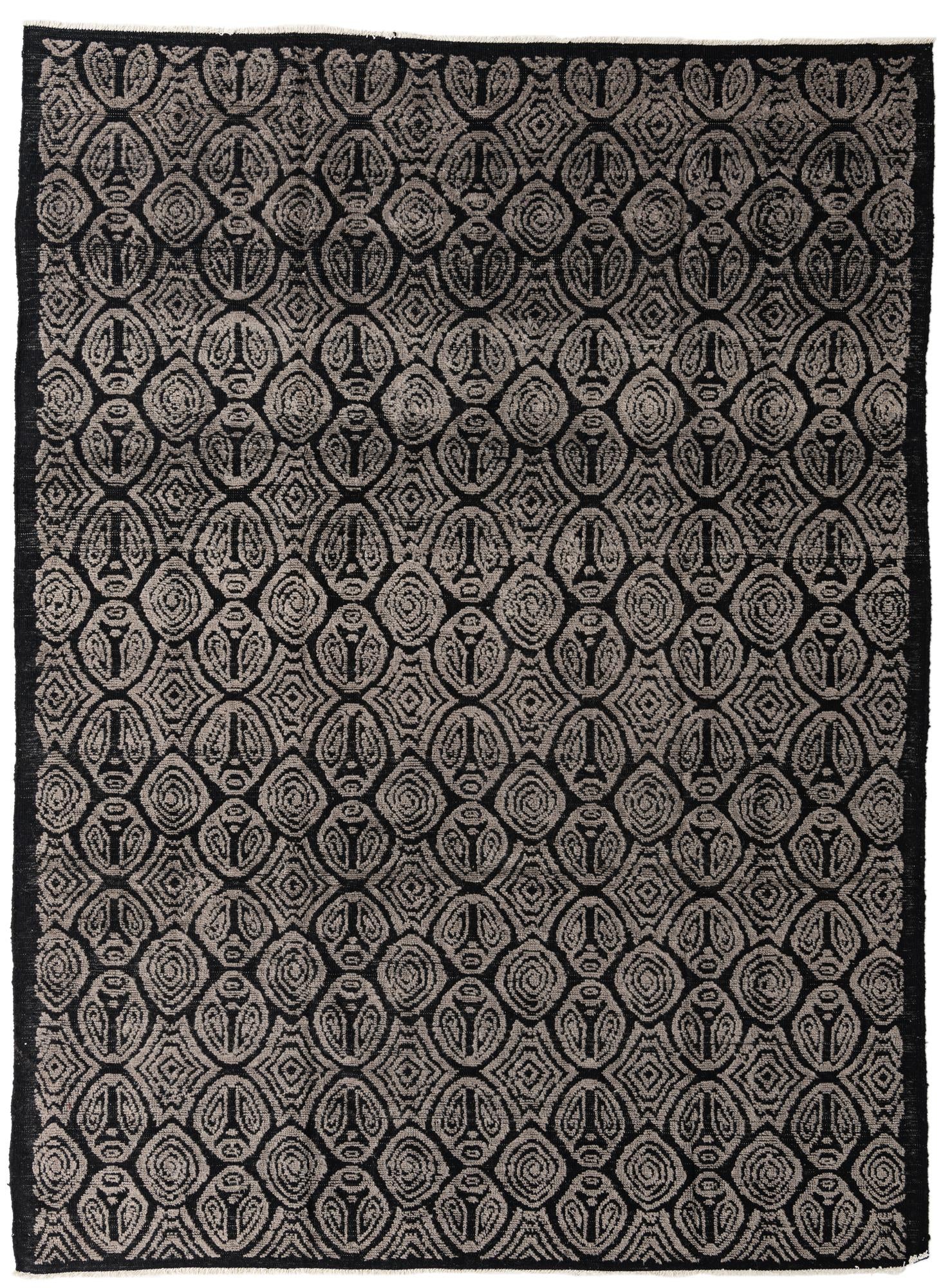 9' 1 x 12' 4 Hand Knotted Darya Wool Rug