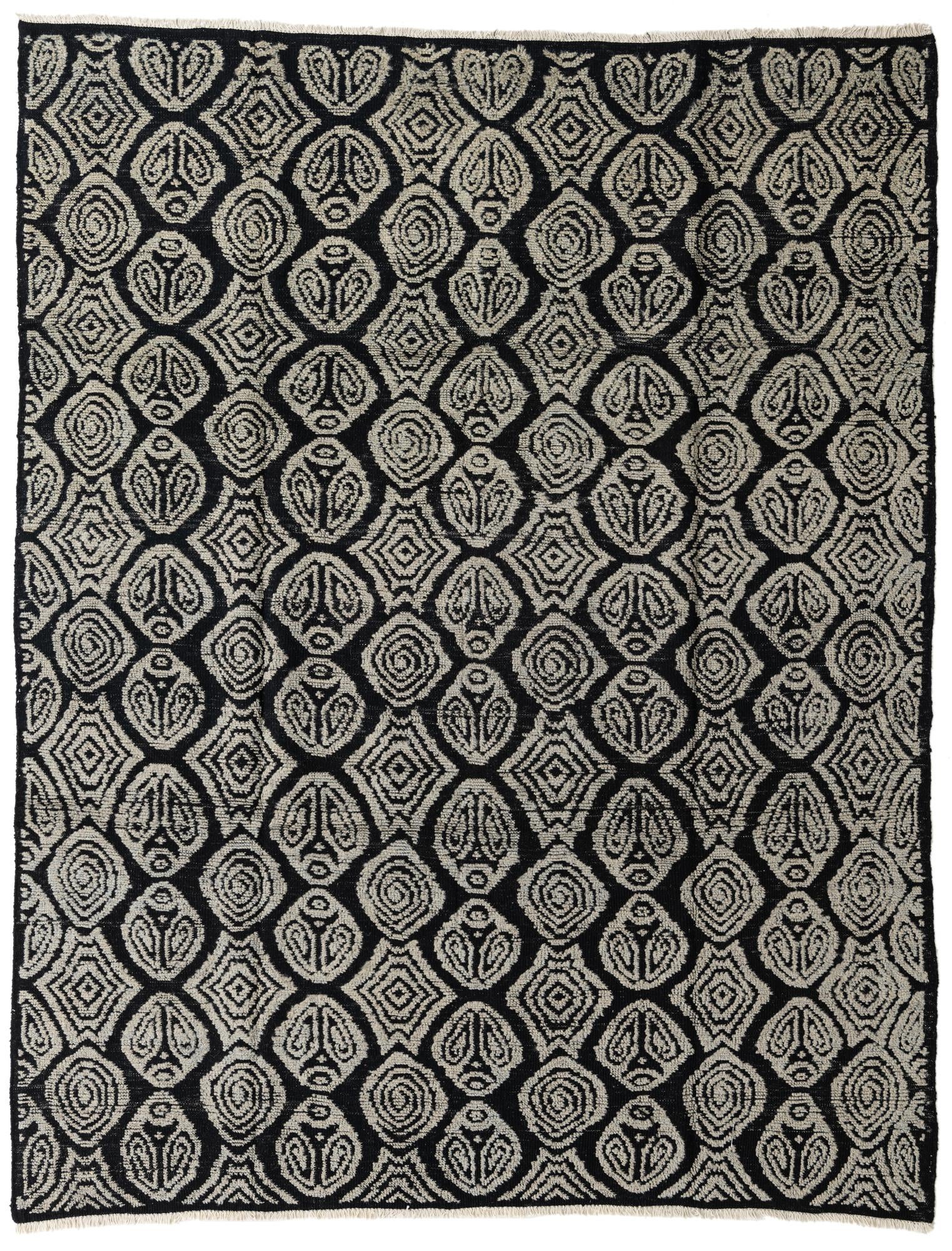 8' x 10' 2 Hand Knotted Darya Wool Rug