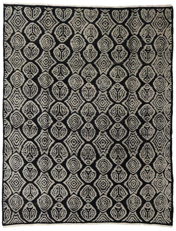 8' x 10' 2 Hand Knotted Darya Wool Rug