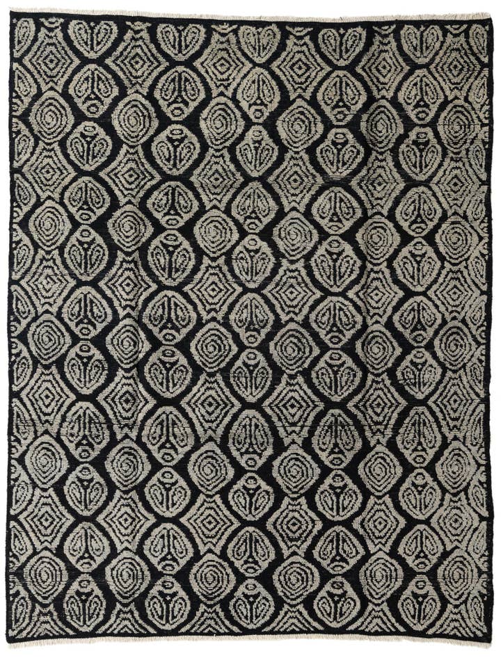 Detail image of 8' x 10' 2 Hand Knotted Darya Wool Rug