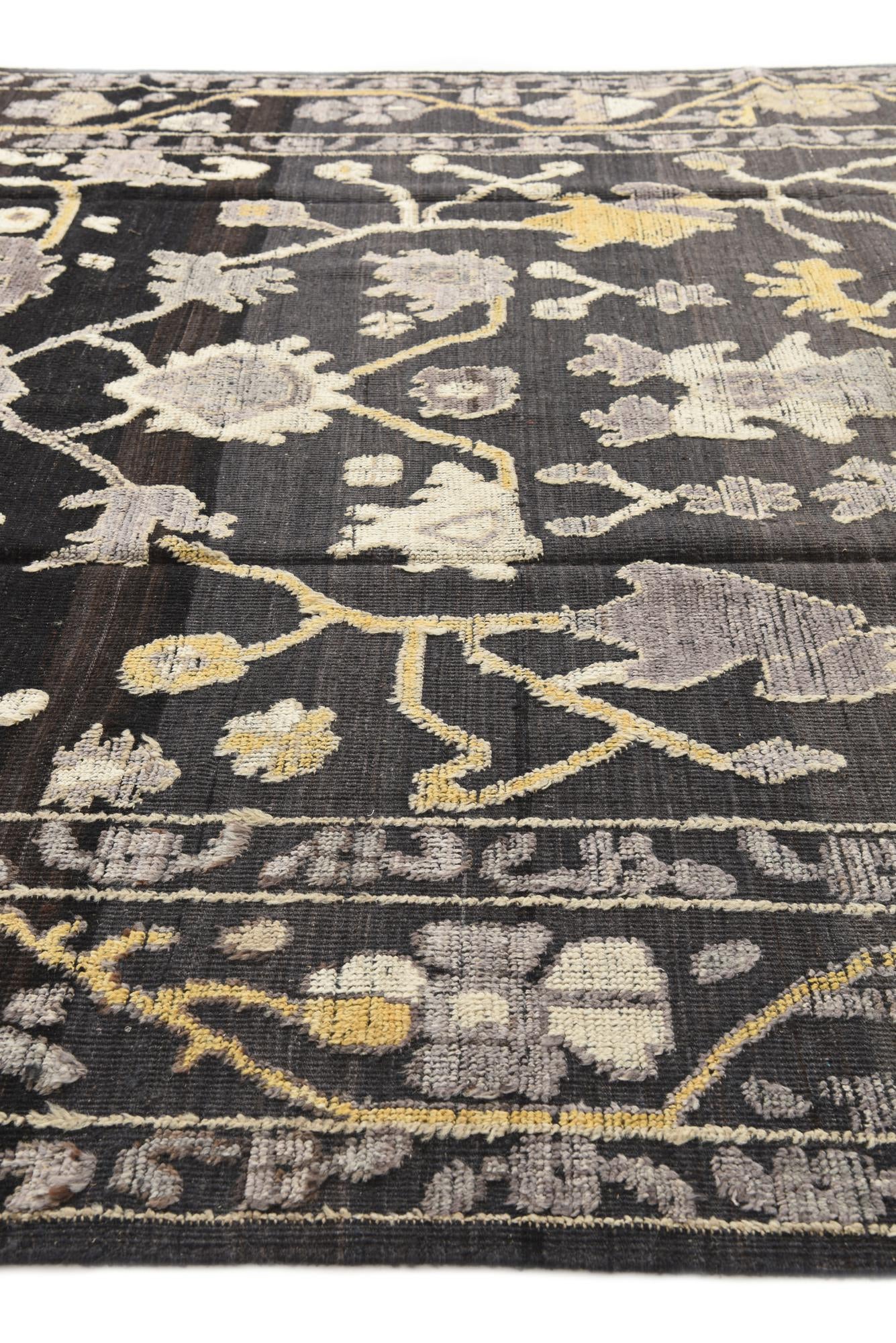 9' 1 x 12' Hand Knotted Darya Wool Rug