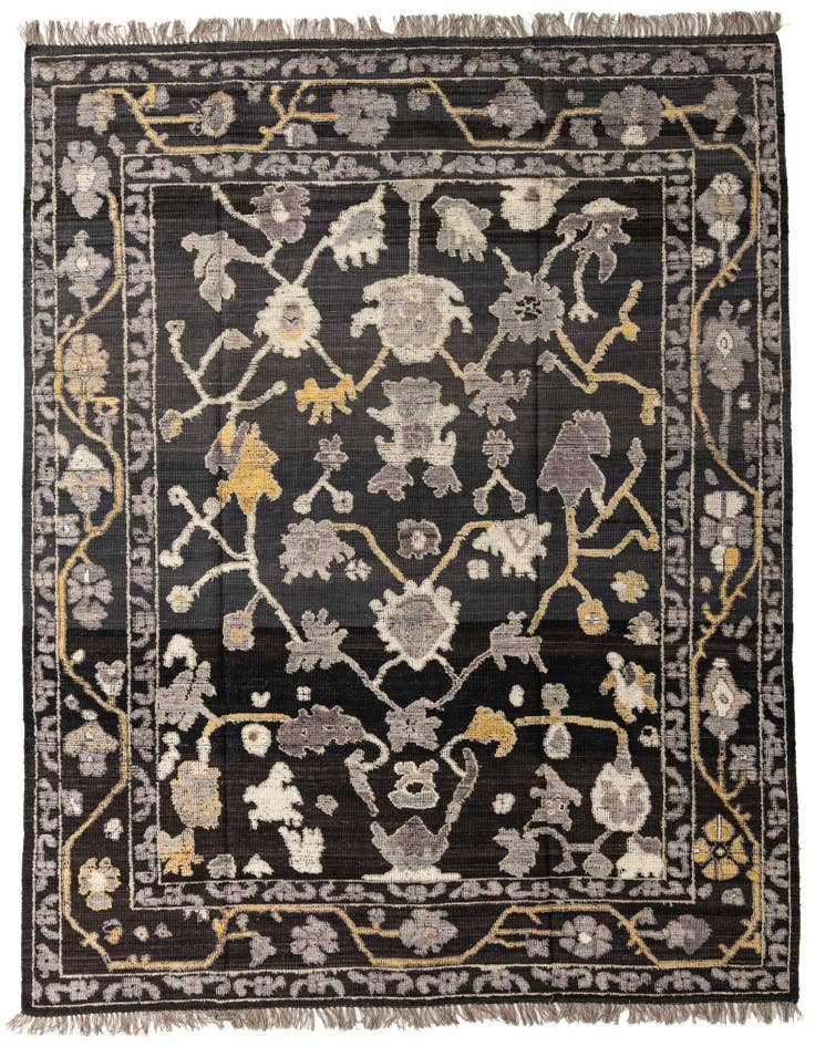 Detail image of 9' 1 x 12' Hand Knotted Darya Wool Rug