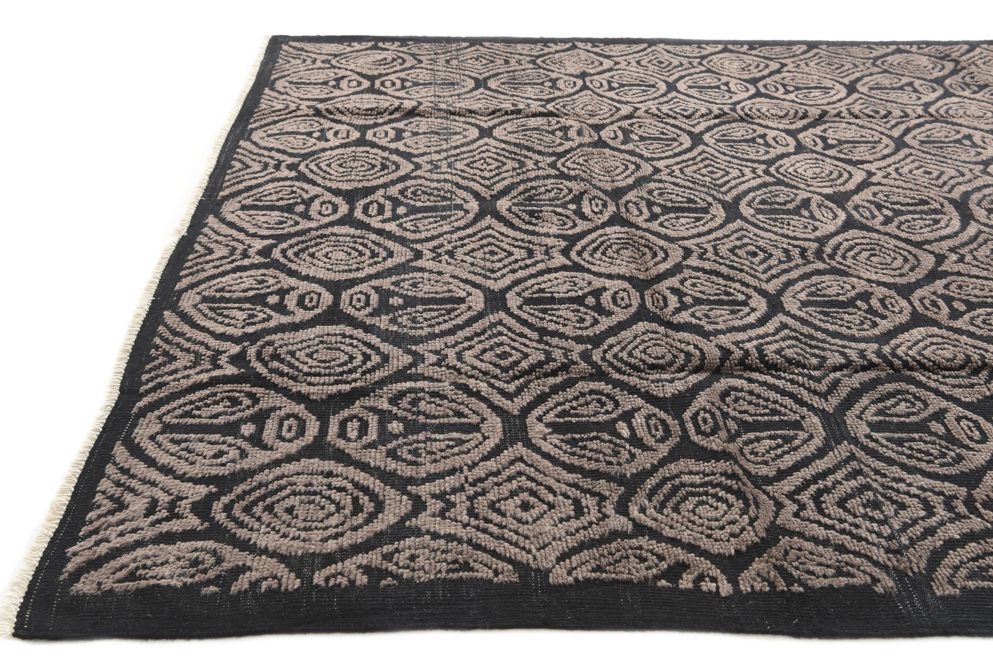 8' x 10' 2 Hand Knotted Darya Wool Rug