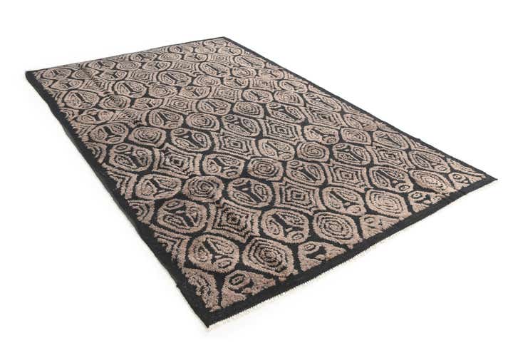 6' 3 x 9' 9 Hand Knotted Darya Wool Rug
