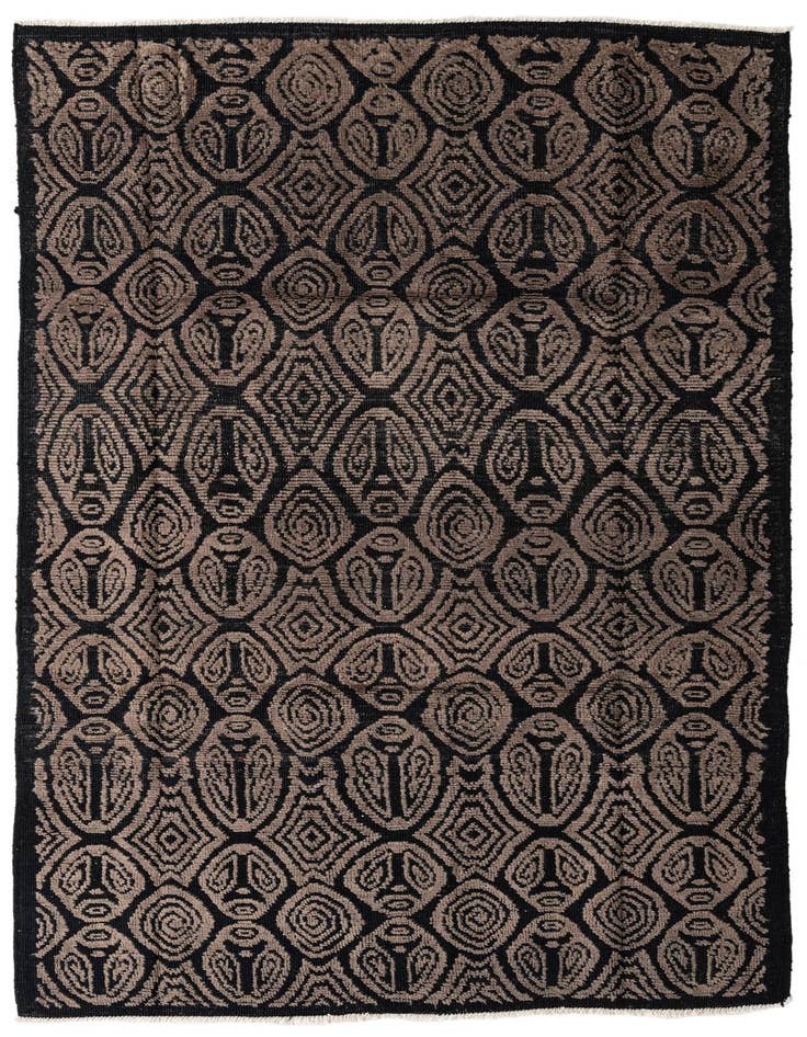 Detail image of 6' 3 x 9' 9 Hand Knotted Darya Wool Rug