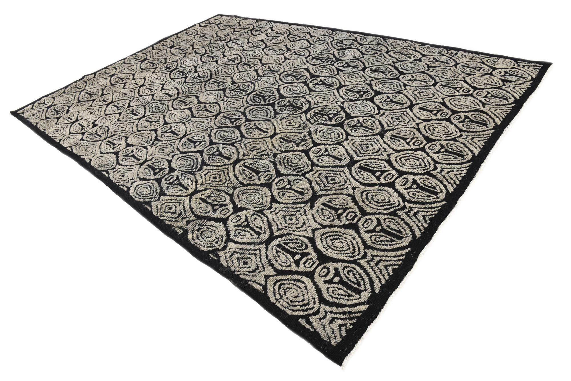9' x 12' 8 Hand Knotted Darya Wool Rug