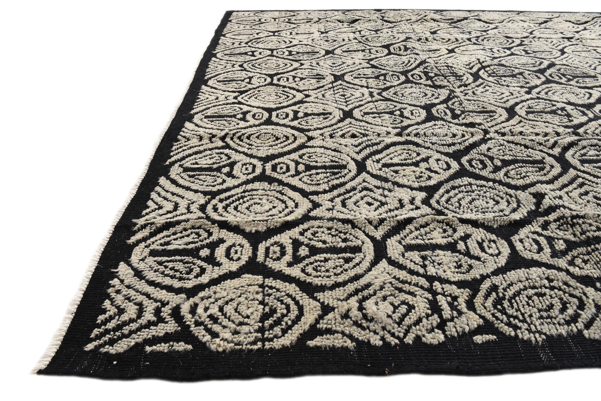 9' x 12' 8 Hand Knotted Darya Wool Rug