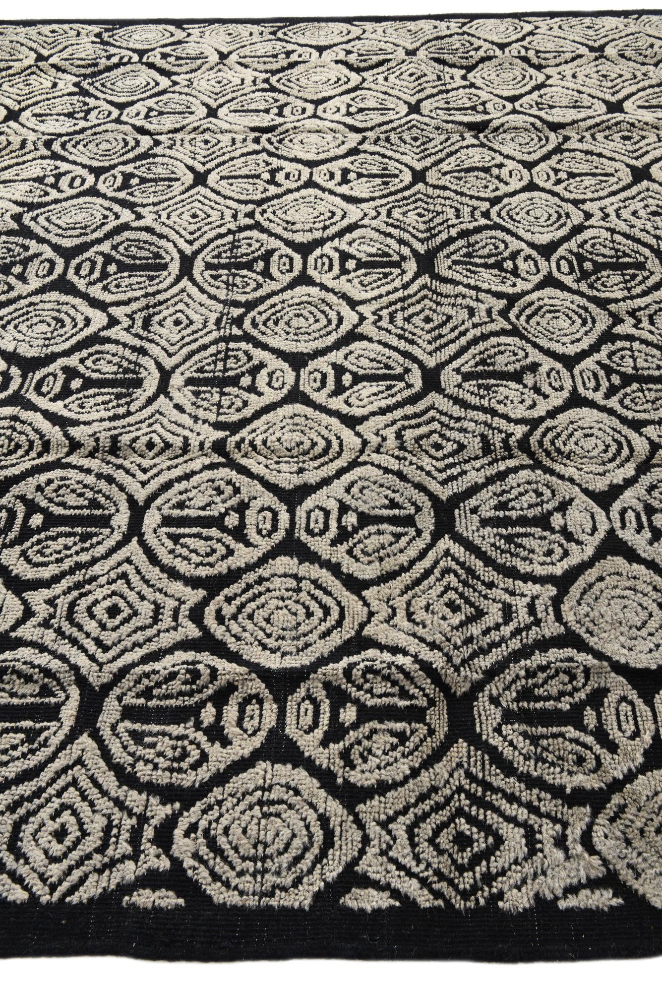 9' x 12' 8 Hand Knotted Darya Wool Rug