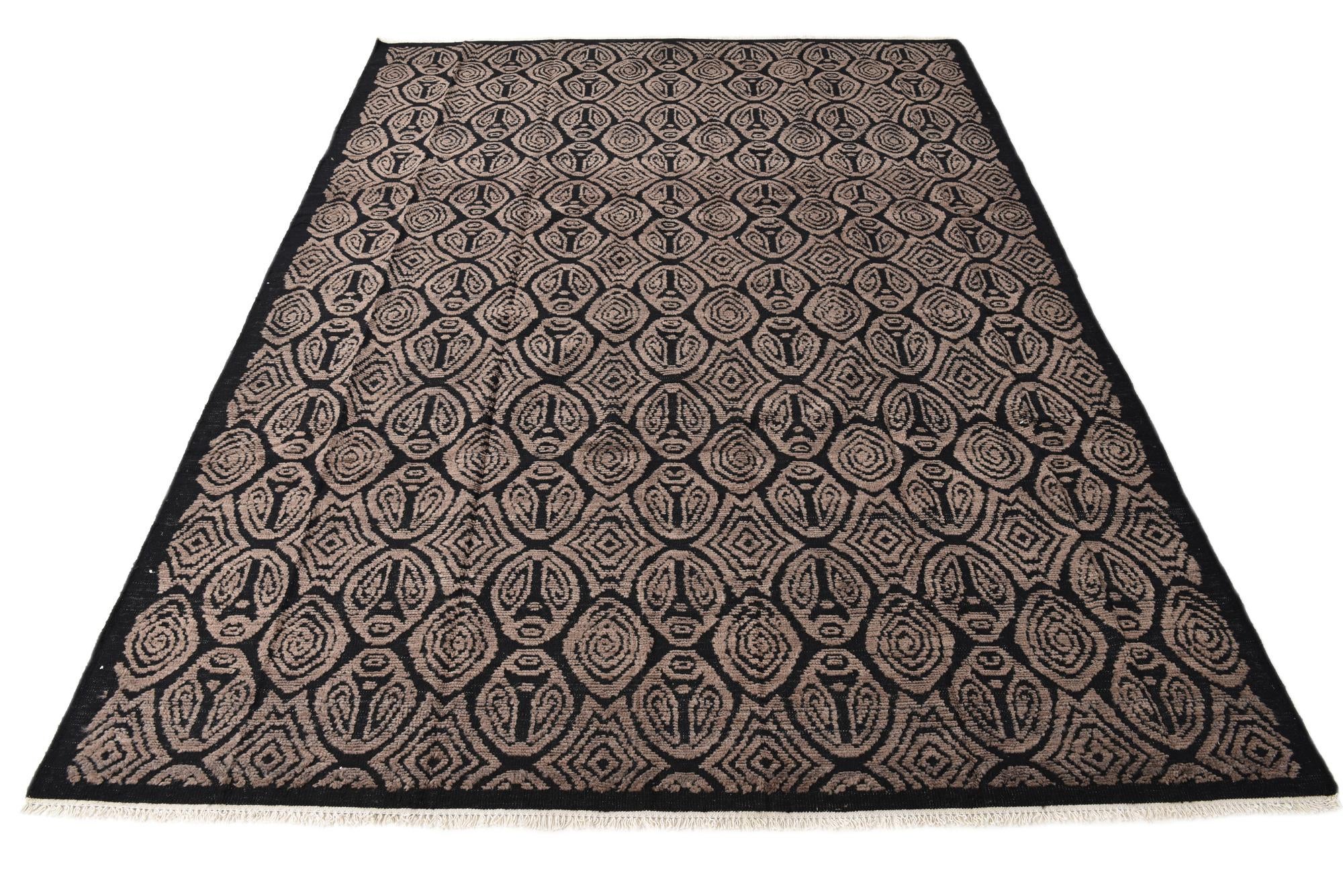 9' 4 x 12' 7 Hand Knotted Darya Wool Rug