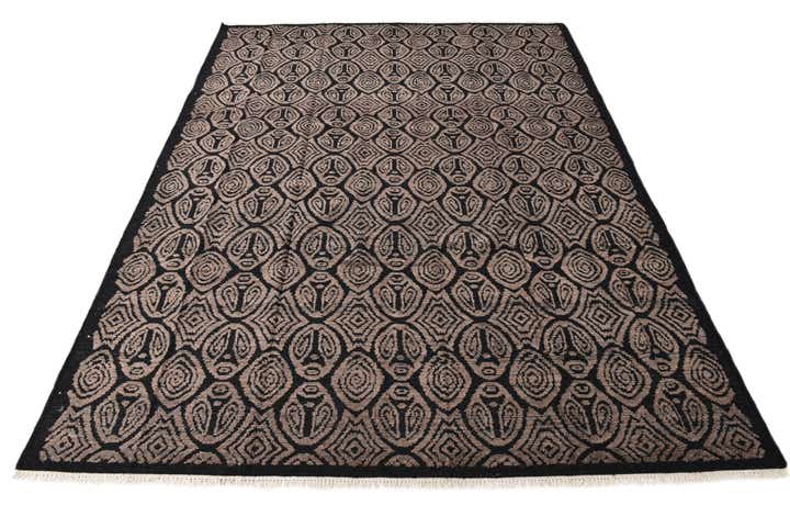 9' 4 x 12' 7 Hand Knotted Darya Wool Rug