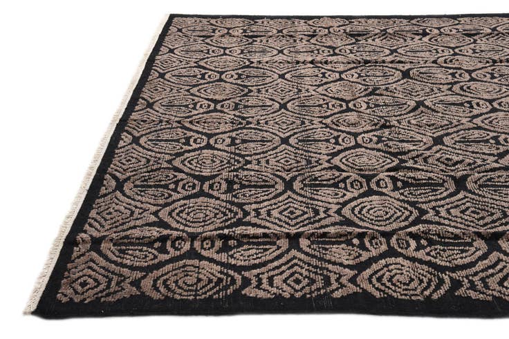 Detail image of 9' 4 x 12' 7 Hand Knotted Darya Wool Rug