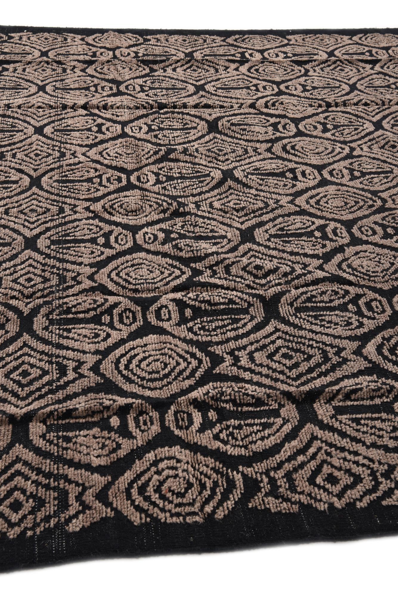 9' 4 x 12' 7 Hand Knotted Darya Wool Rug