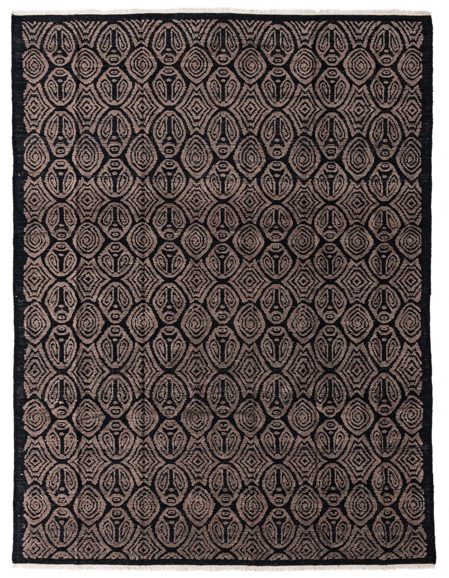 9' 4 x 12' 7 Hand Knotted Darya Wool Rug