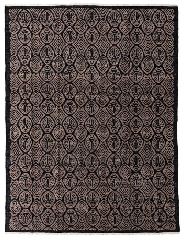 Detail image of 9' 4 x 12' 7 Hand Knotted Darya Wool Rug