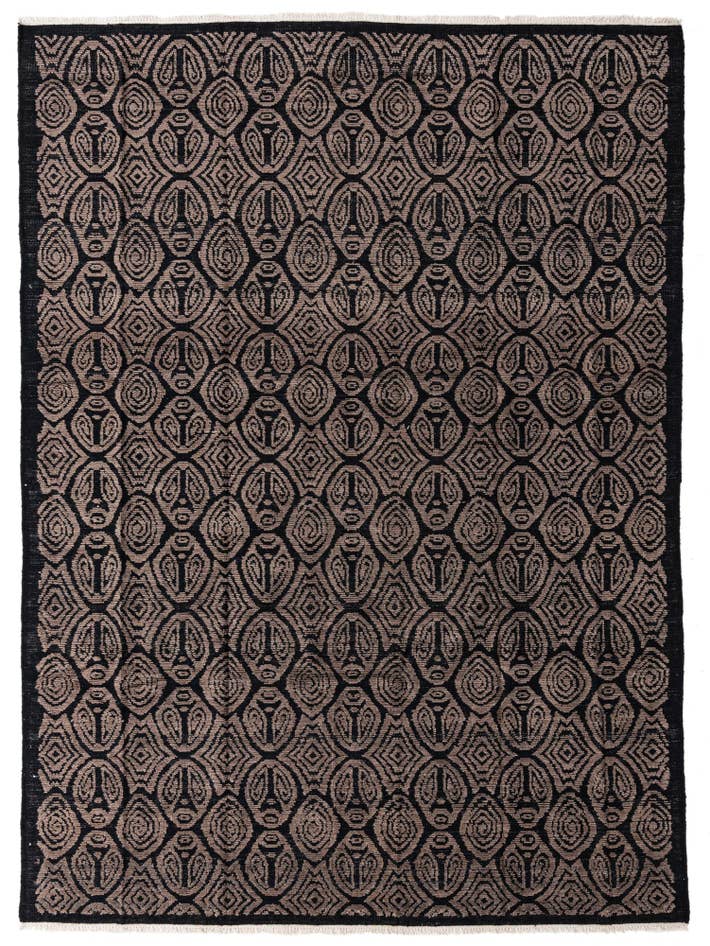 Detail image of 9' 4 x 12' 7 Hand Knotted Darya Wool Rug