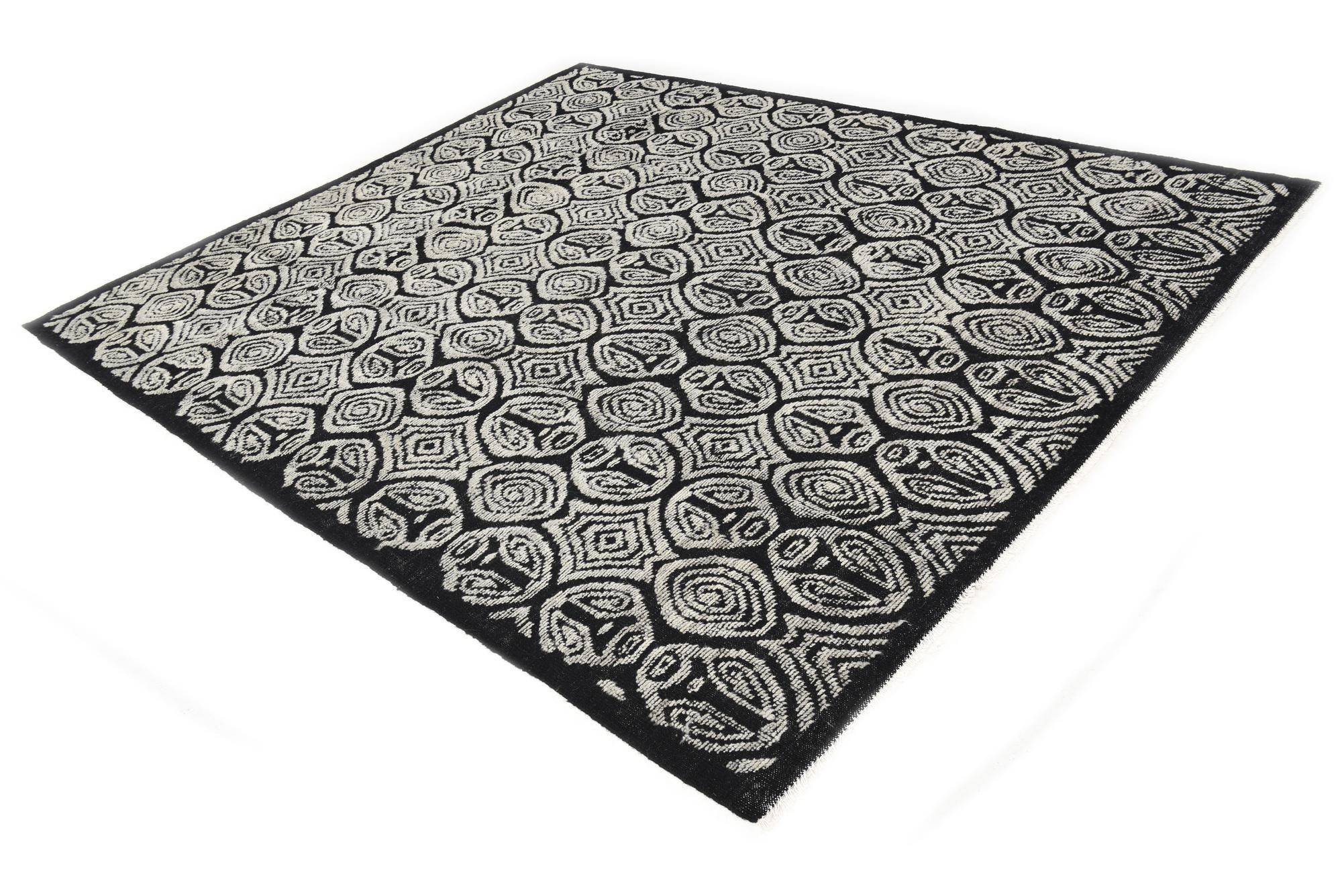 8' 6 x 10' 2 Hand Knotted Darya Wool Rug