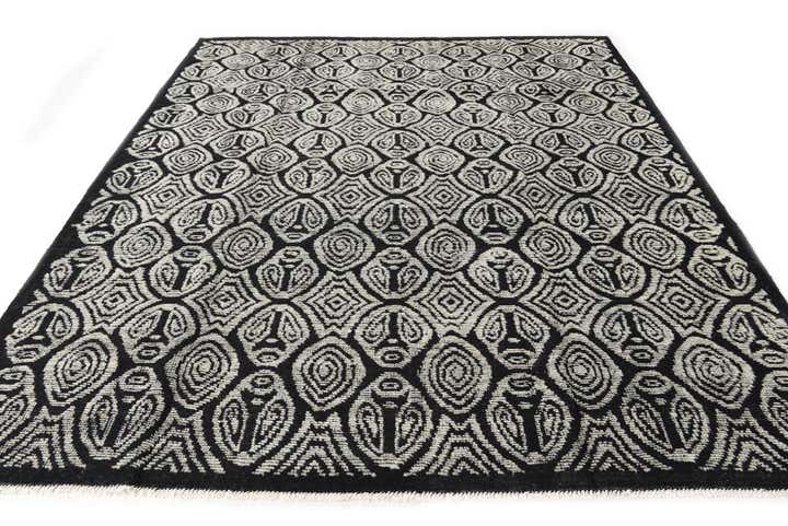 8' 6 x 10' 2 Hand Knotted Darya Wool Rug